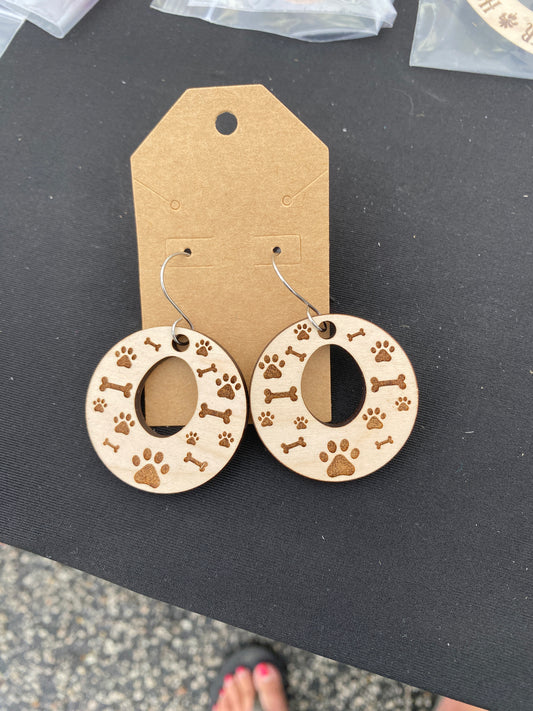 Earrings, Dog