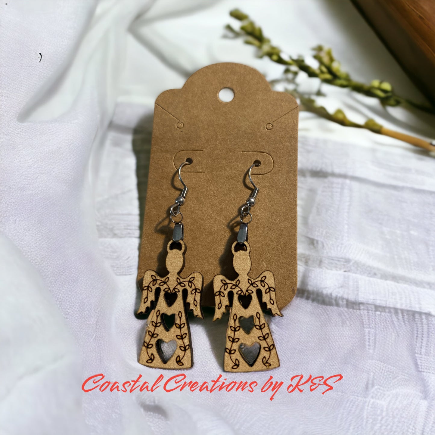 Earrings, Angel Studs