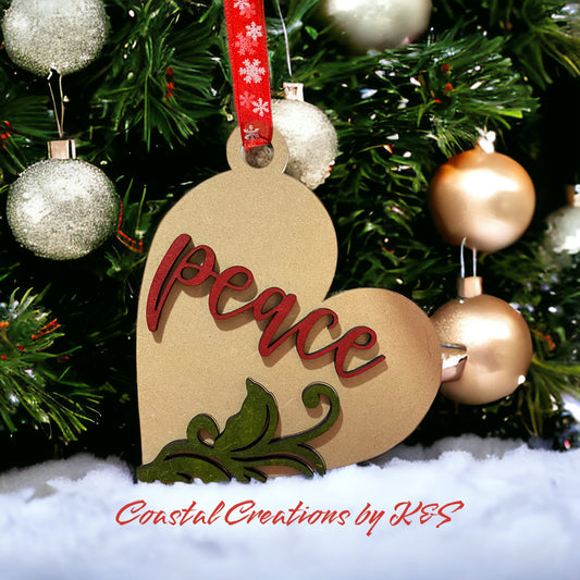 Holiday Ornament, Peace