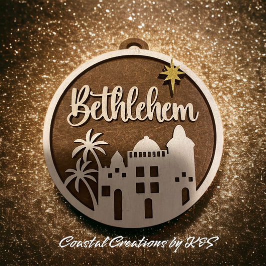 Holiday ornament, Bethlehem